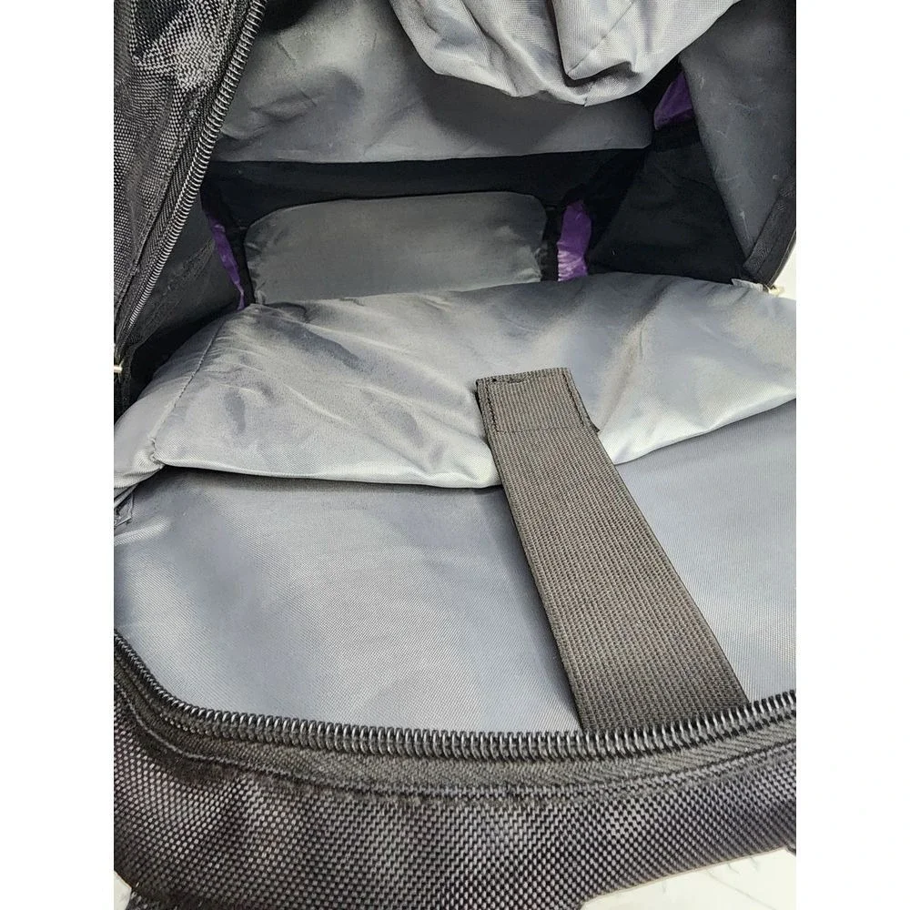 Microsoft Backpack Laptop Bag Zipper Pockets‎ Purple Black